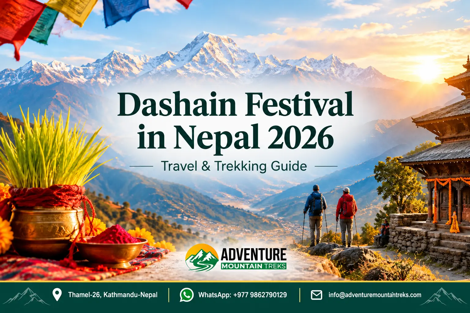 Dashain Festival in Nepal 2026: Travel & Trekking Guide